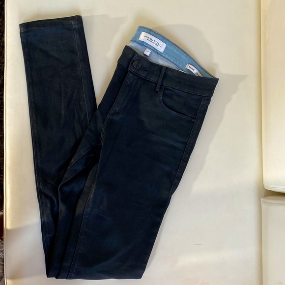 NWOT! Habitual Coated Skinny Jeans - Picture 2 of 7